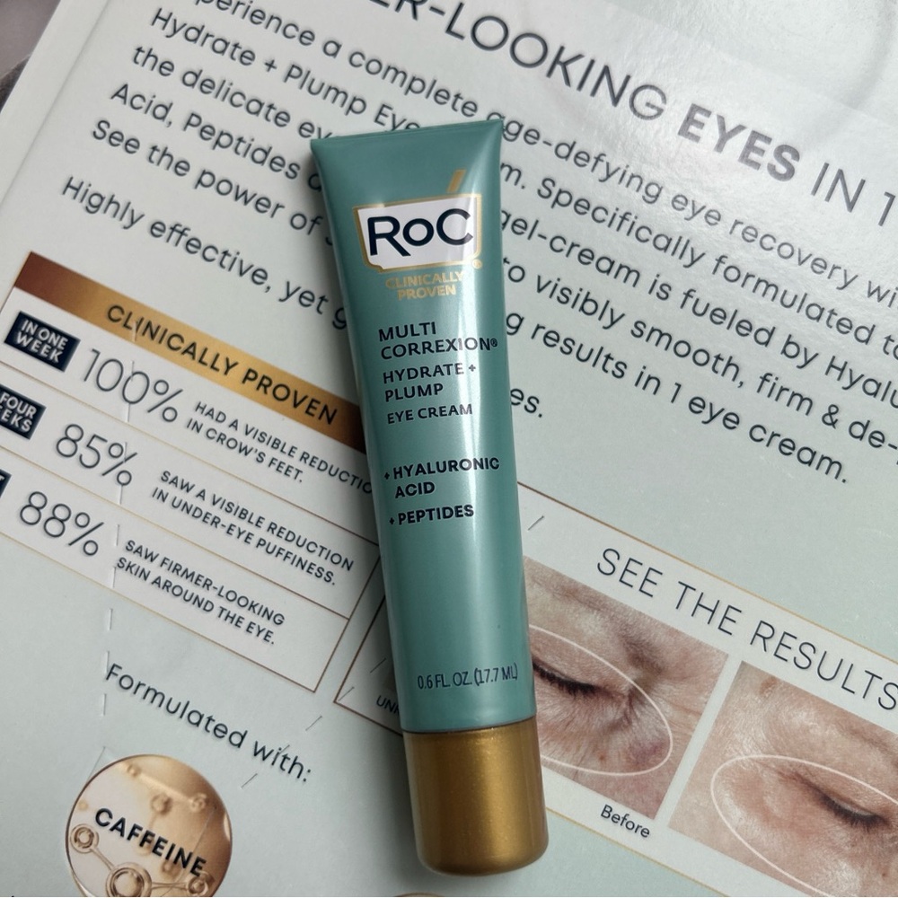 RoC Multi-Correxion Hydrate + Pump Eye Cream 0.6oz/17.7ml sealed